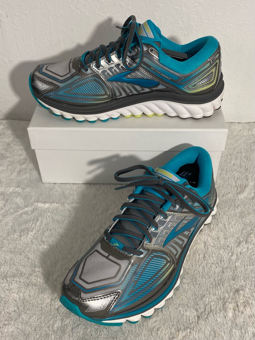 Brooks Glycerin 13 Running Shoes Women’s Size 13 Gray Blue